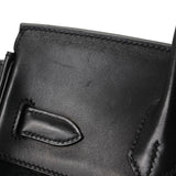 HERMES エルメス オータクロア 32 黒 パラジウム金具 □K刻印(2007年頃) レディース ヴォーシャモニー ヴォートロイカ ハンドバッグ Bランク 中古 銀蔵