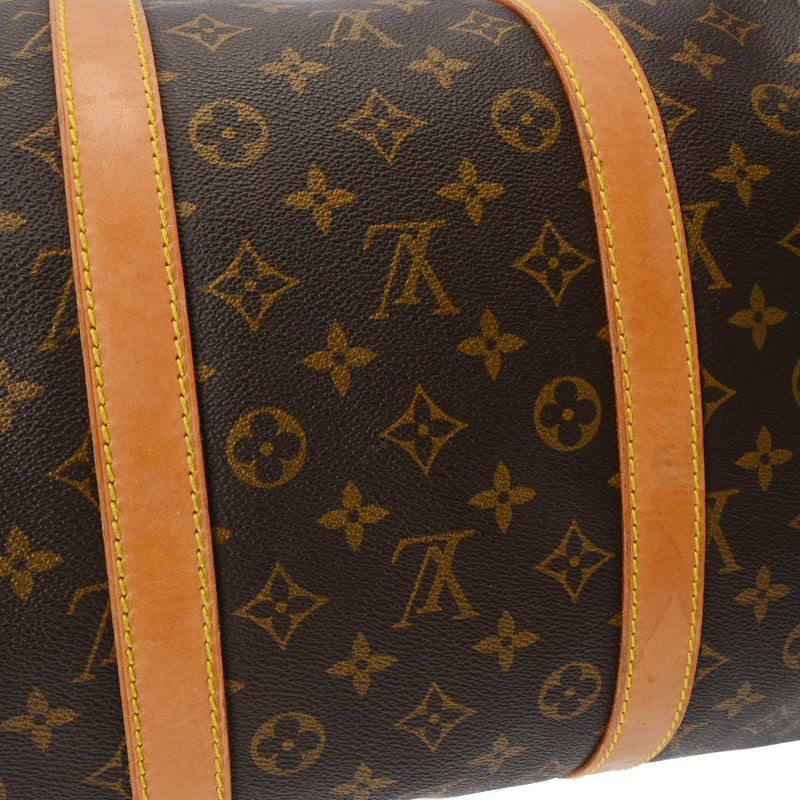 LOUIS VUITTON ルイヴィトン モノグラム キーポル 55 ブラウン M41424 ユニセックス モノグラムキャンバス ボストンバッグ Bランク 中古 銀蔵