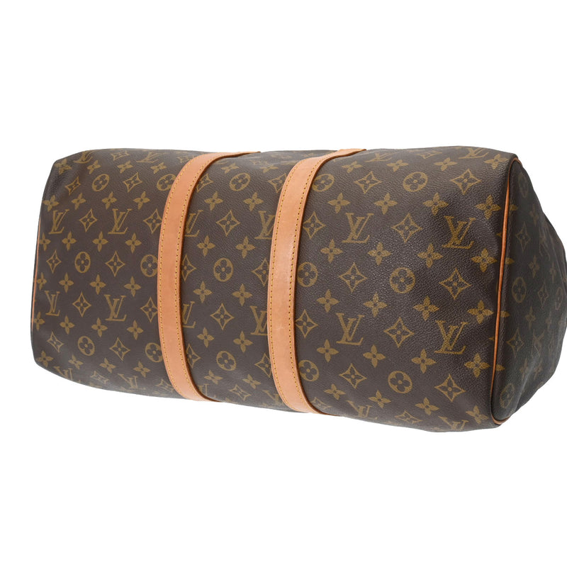 LOUIS VUITTON ルイヴィトン モノグラム キーポル 45 ブラウン M41428 ユニセックス モノグラムキャンバス ボストンバッグ Bランク 中古 銀蔵