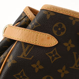 LOUIS VUITTON ルイヴィトン モノグラム バティニョール オリゾンタル ブラウン M51154 レディース モノグラムキャンバス トートバッグ Bランク 中古 銀蔵