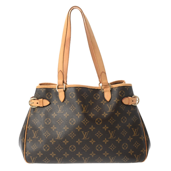 LOUIS VUITTON ルイヴィトン モノグラム バティニョール オリゾンタル ブラウン M51154 レディース モノグラムキャンバス トートバッグ Bランク 中古 銀蔵