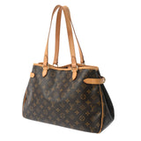 LOUIS VUITTON ルイヴィトン モノグラム バティニョール オリゾンタル ブラウン M51154 レディース モノグラムキャンバス トートバッグ Bランク 中古 銀蔵