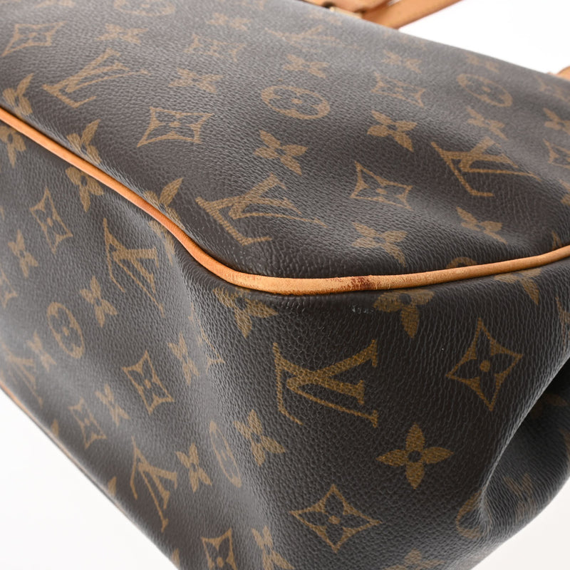 LOUIS VUITTON ルイヴィトン モノグラム バティニョール オリゾンタル ブラウン M51154 レディース モノグラムキャンバス トートバッグ Bランク 中古 銀蔵