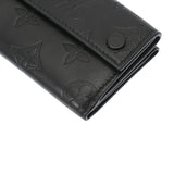 LOUIS VUITTON ルイヴィトン モノグラムシャドウ ディスカバリー コンパクトウォレット 黒 M67631 メンズ レザー 三つ折り財布 Aランク 中古 銀蔵