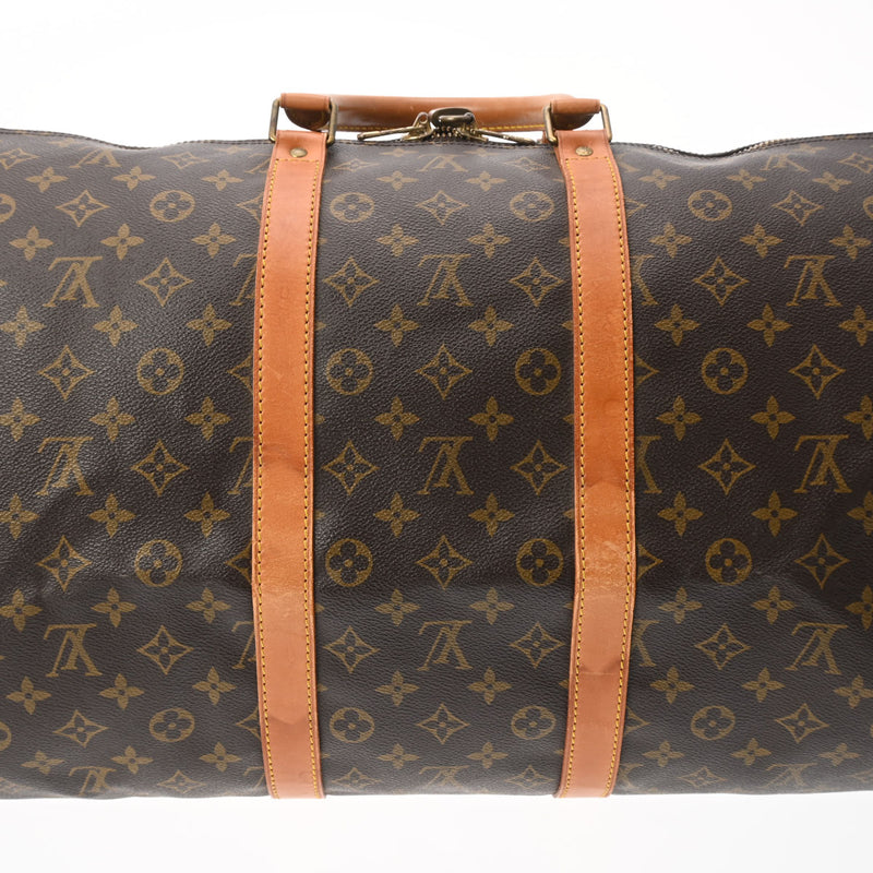 LOUIS VUITTON ルイヴィトン モノグラム キーポル バンドリエール 55 ブラウン M41414 ユニセックス モノグラムキャンバス ボストンバッグ Bランク 中古 銀蔵