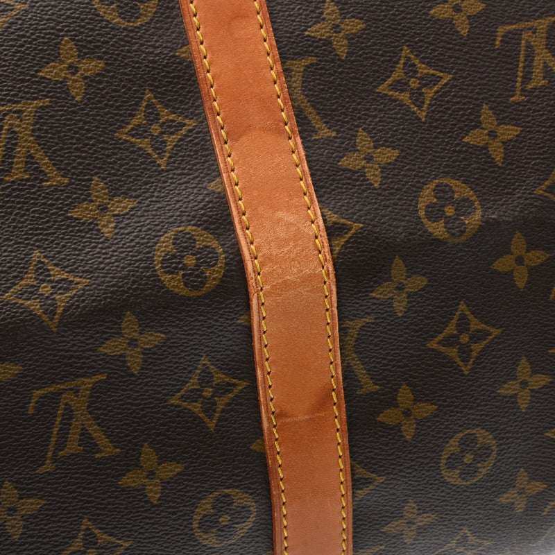 LOUIS VUITTON ルイヴィトン モノグラム キーポル バンドリエール 55 ブラウン M41414 ユニセックス モノグラムキャンバス ボストンバッグ Bランク 中古 銀蔵