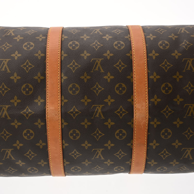 LOUIS VUITTON ルイヴィトン モノグラム キーポル バンドリエール 60 ブラウン M41412 ユニセックス モノグラムキャンバス ボストンバッグ Bランク 中古 銀蔵