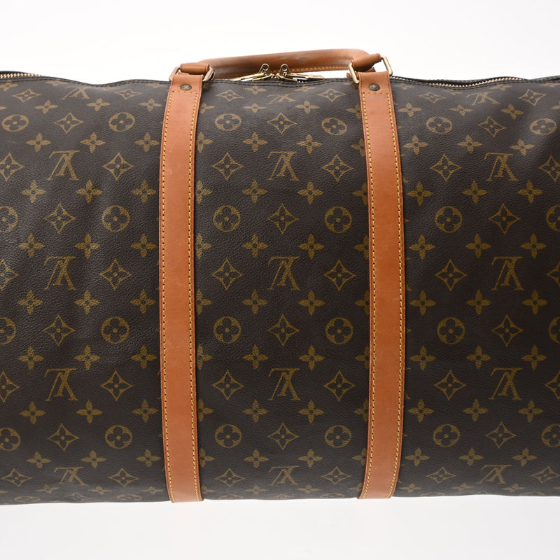 LOUIS VUITTON ルイヴィトン モノグラム キーポル バンドリエール 60 ブラウン M41412 ユニセックス モノグラムキャンバス ボストンバッグ Bランク 中古 銀蔵