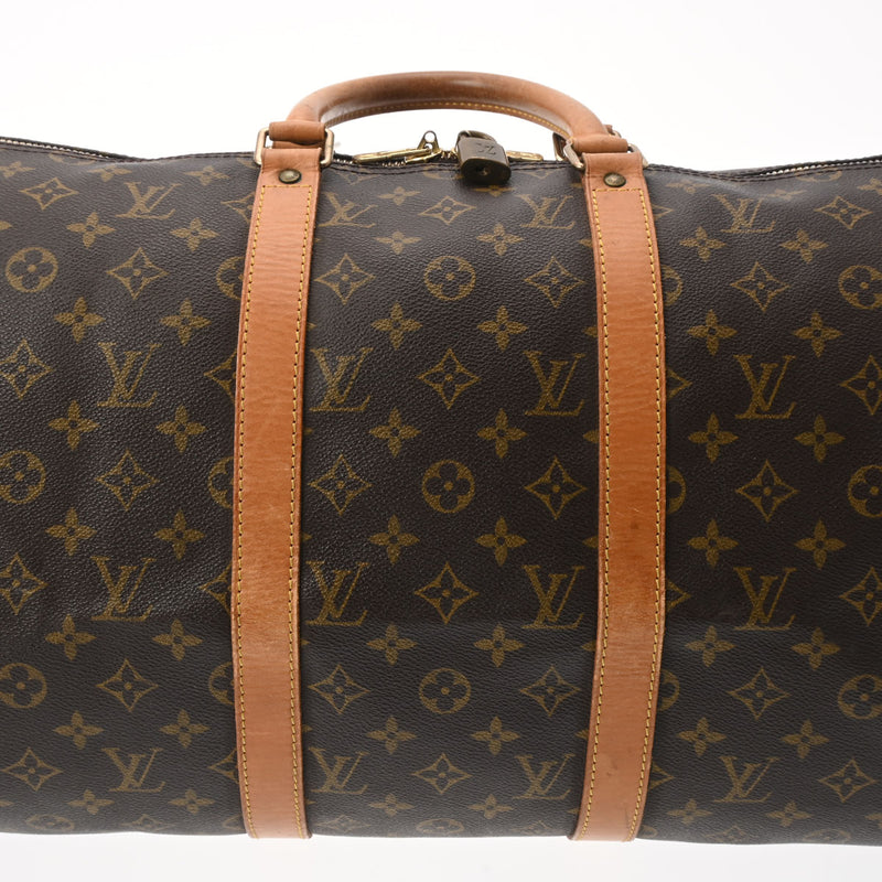 LOUIS VUITTON ルイヴィトン モノグラム キーポル バンドリエール 50 ブラウン M41416 ユニセックス モノグラムキャンバス ボストンバッグ Bランク 中古 銀蔵