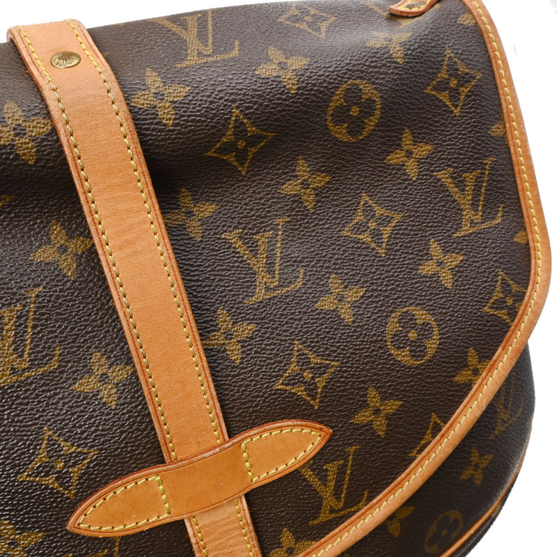 ルイヴィトンソミュール 30 14145 ブラウン レディース モノグラムキャンバス ショルダーバッグ M42256 LOUIS VUITTON 中古  – 銀蔵オンライン