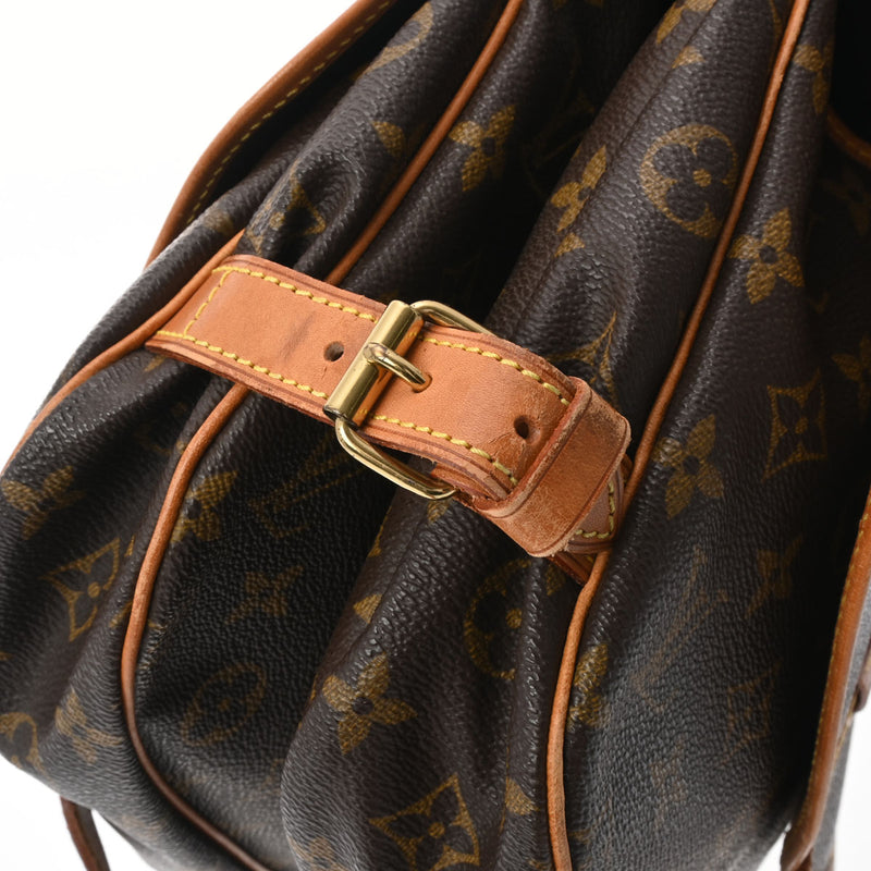 ルイヴィトンソミュール 30 14145 ブラウン レディース モノグラムキャンバス ショルダーバッグ M42256 LOUIS VUITTON 中古  – 銀蔵オンライン