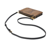 LOUIS VUITTON ルイヴィトン モノグラムジャイアント リバース ポシェットドゥーブルジップ ブラウン M69203 レディース モノグラムキャンバス ショルダーバッグ Aランク 中古 銀蔵