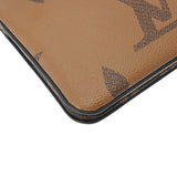 LOUIS VUITTON ルイヴィトン モノグラムジャイアント リバース ポシェットドゥーブルジップ ブラウン M69203 レディース モノグラムキャンバス ショルダーバッグ Aランク 中古 銀蔵