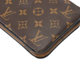 LOUIS VUITTON ルイヴィトン モノグラムジャイアント リバース ポシェットドゥーブルジップ ブラウン M69203 レディース モノグラムキャンバス ショルダーバッグ Aランク 中古 銀蔵