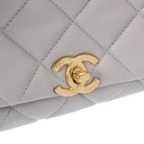 CHANEL シャネル メティエダールコレクション ミニチェーンショルダー 2WAY グレー ゴールド金具 AS3367 レディース ラムスキン ショルダーバッグ 未使用 銀蔵