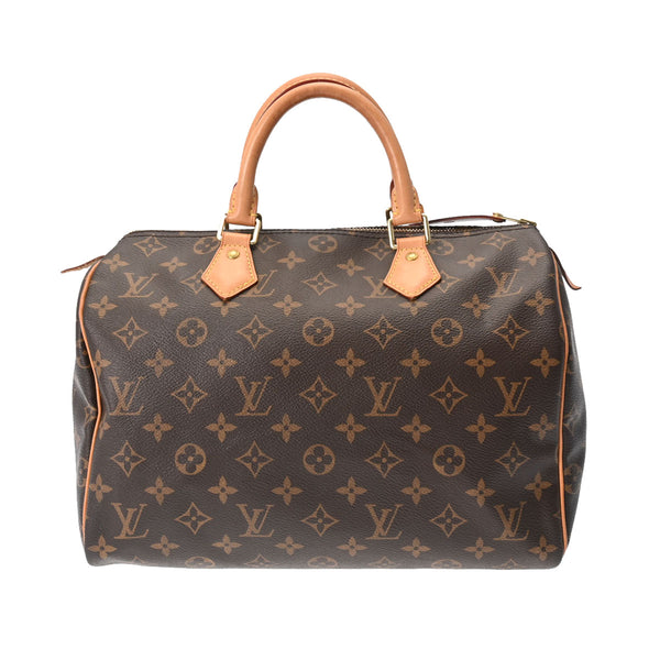 LOUIS VUITTON ルイヴィトン モノグラム スピーディ 30 現行モデル ブラウン M41108 レディース モノグラムキャンバス ハンドバッグ ABランク 中古 銀蔵