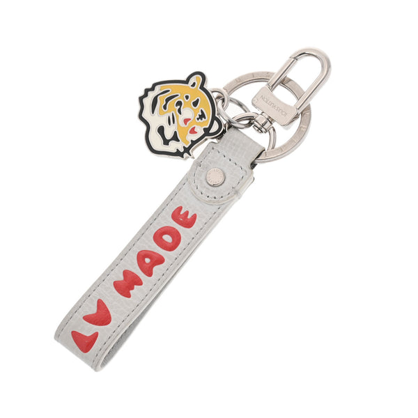 ルイヴィトンドラゴンヌ LVMADE NIGOコラボ バッグチャーム 白