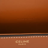 CELINE セリーヌ ミニブザス トリオンフ タン 10J303DPQ4LU レディース レザー ショルダーバッグ 未使用 銀蔵
