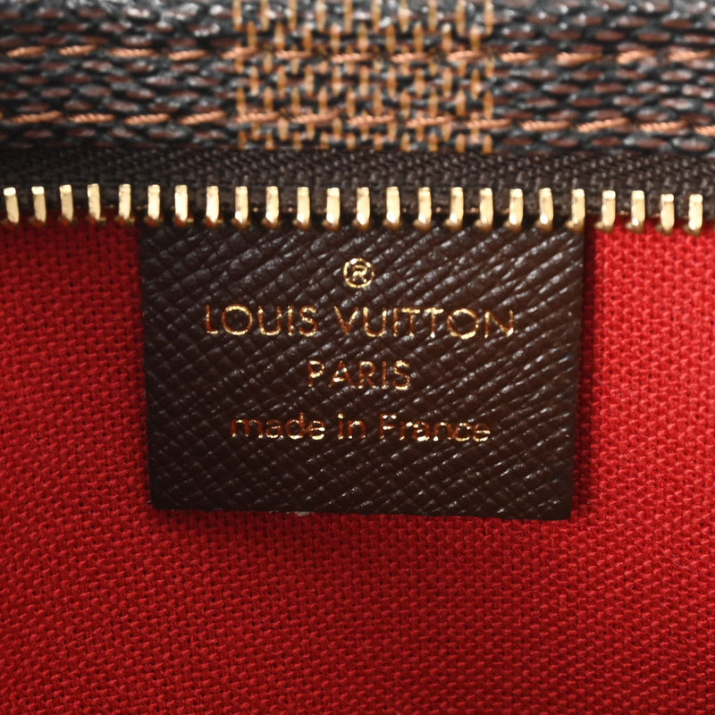 LOUIS VUITTON ルイヴィトン ダミエ トゥルースメイクアップ ブラウン N51982 レディース ダミエキャンバス アクセサリーポーチ Aランク 中古 銀蔵