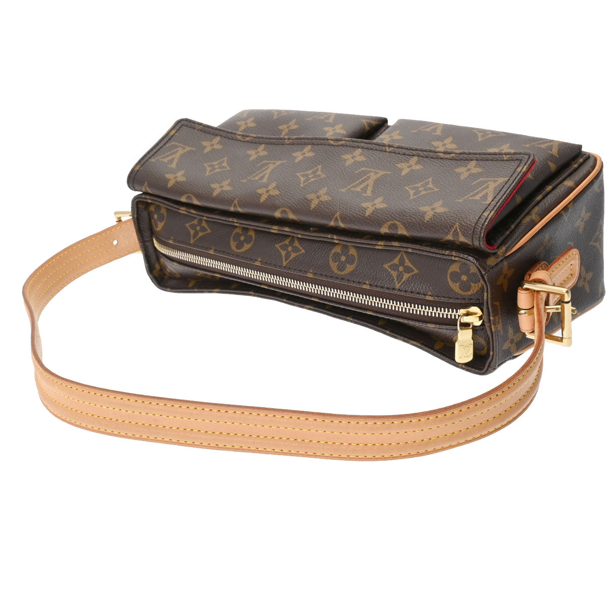 LOUIS VUITTON ルイヴィトン モノグラム ヴィバシテ MM ブラウン 