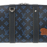 LOUIS VUITTON ルイヴィトン モノグラムレコード シティキーポル 青 M46339 ユニセックス モノグラムキャンバス ショルダーバッグ 新同 中古 銀蔵