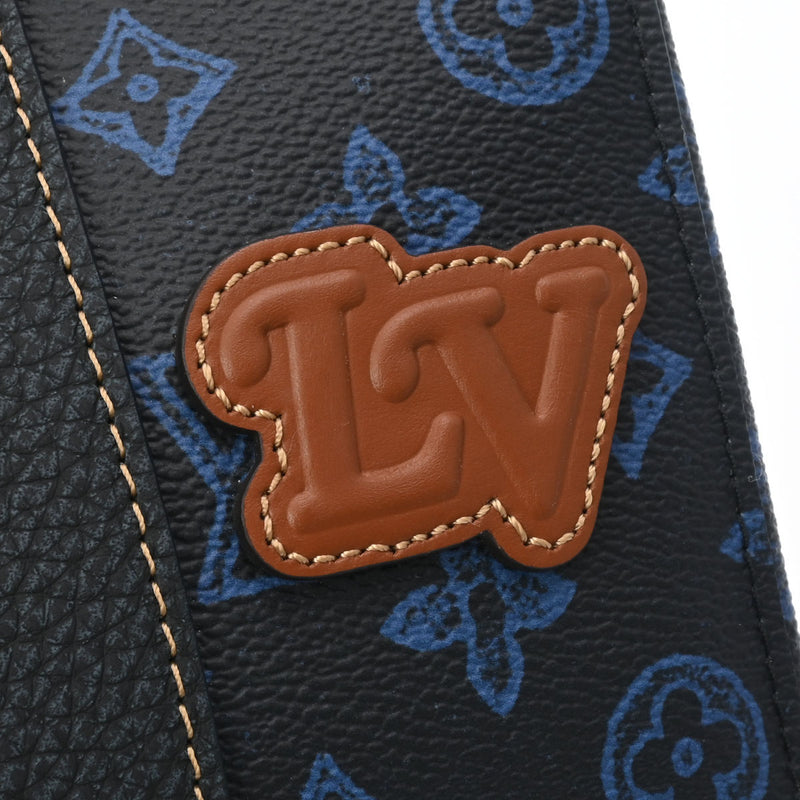 LOUIS VUITTON ルイヴィトン モノグラムレコード シティキーポル 青 M46339 ユニセックス モノグラムキャンバス ショルダーバッグ 新同 中古 銀蔵