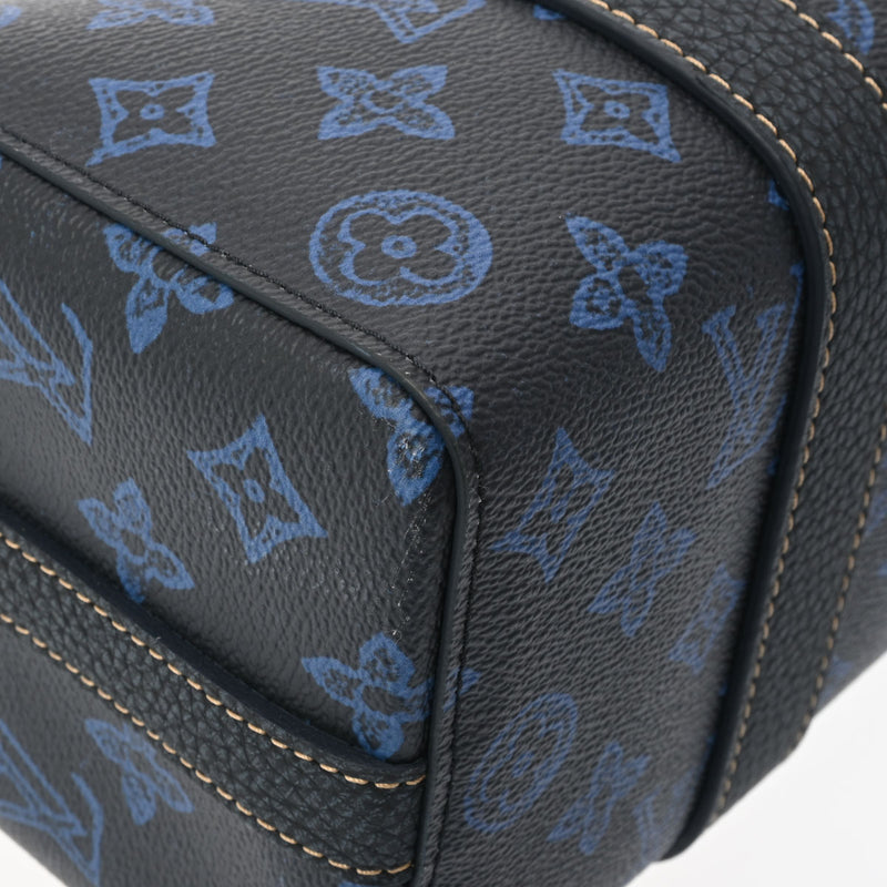 LOUIS VUITTON ルイヴィトン モノグラムレコード シティキーポル 青 M46339 ユニセックス モノグラムキャンバス ショルダーバッグ 新同 中古 銀蔵