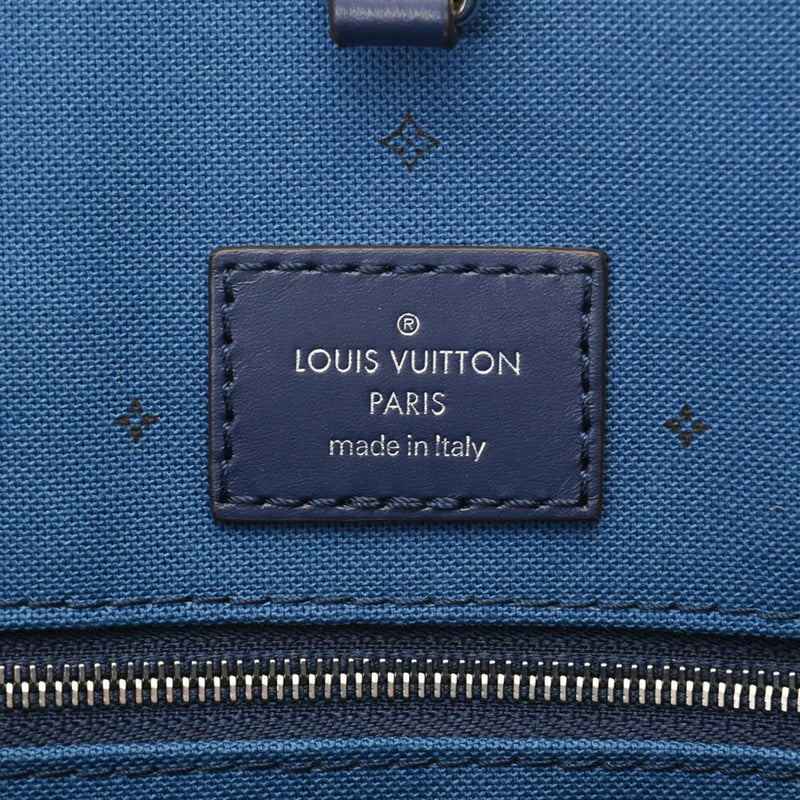 LOUIS VUITTON ルイヴィトン LVエスカル オンザゴーGM 青 M45120 レディース モノグラムキャンバス 2WAYバッグ Aランク 中古 銀蔵