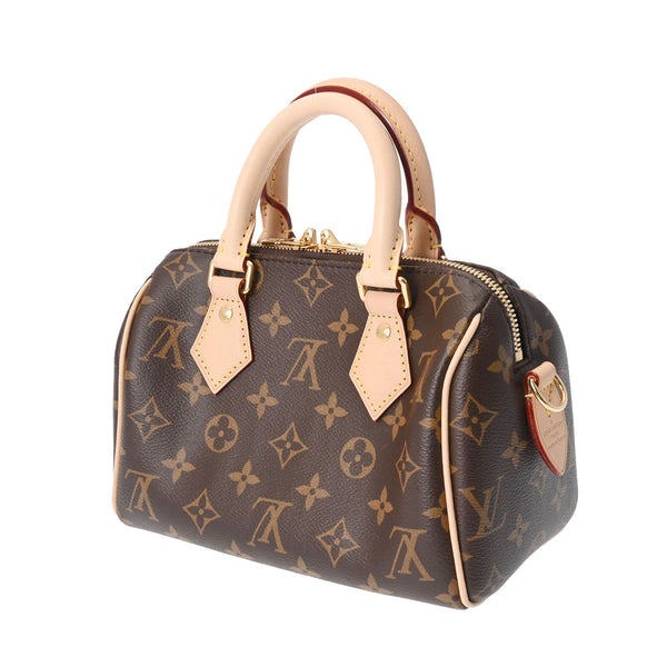 LOUIS VUITTON ルイヴィトン モノグラム スピーディバンドリエール 20 ブラウン M46594 レディース モノグラムキャンバス ハンドバッグ 未使用 銀蔵