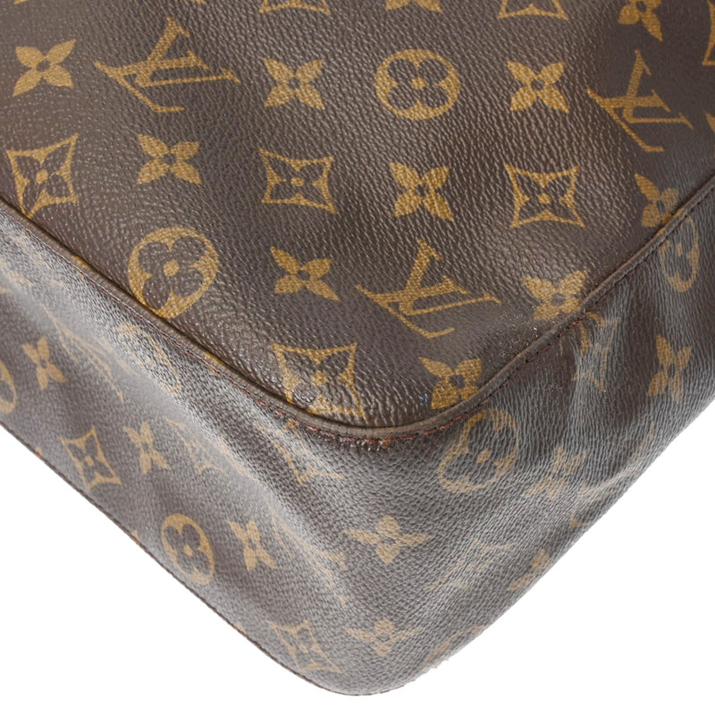 LOUIS VUITTON ルイヴィトン モノグラム ルーピング GM ブラウン M51145 レディース モノグラムキャンバス ワンショルダーバッグ Bランク 中古 銀蔵