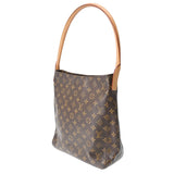 LOUIS VUITTON ルイヴィトン モノグラム ルーピング GM ブラウン M51145 レディース モノグラムキャンバス ワンショルダーバッグ Bランク 中古 銀蔵