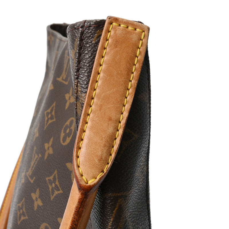 LOUIS VUITTON ルイヴィトン モノグラム ルーピング GM ブラウン M51145 レディース モノグラムキャンバス ワンショルダーバッグ Bランク 中古 銀蔵