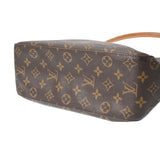 LOUIS VUITTON ルイヴィトン モノグラム ルーピング GM ブラウン M51145 レディース モノグラムキャンバス ワンショルダーバッグ Bランク 中古 銀蔵