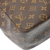 LOUIS VUITTON ルイヴィトン モノグラム ルーピング GM ブラウン M51145 レディース モノグラムキャンバス ワンショルダーバッグ Bランク 中古 銀蔵