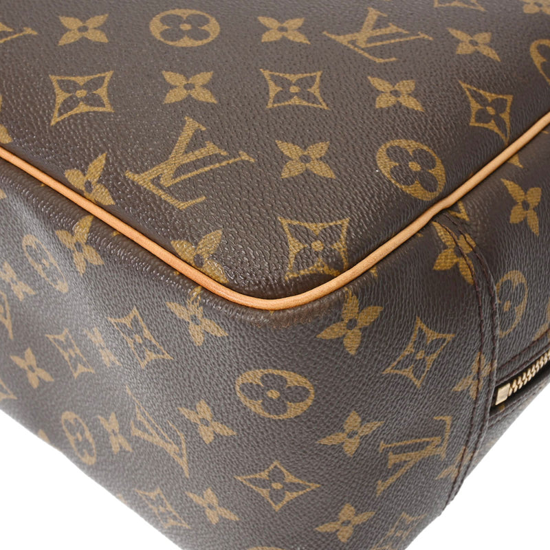 LOUIS VUITTON ルイヴィトン モノグラム ドーヴィル ブラウン M47270 レディース モノグラムキャンバス ハンドバッグ Bランク 中古 銀蔵