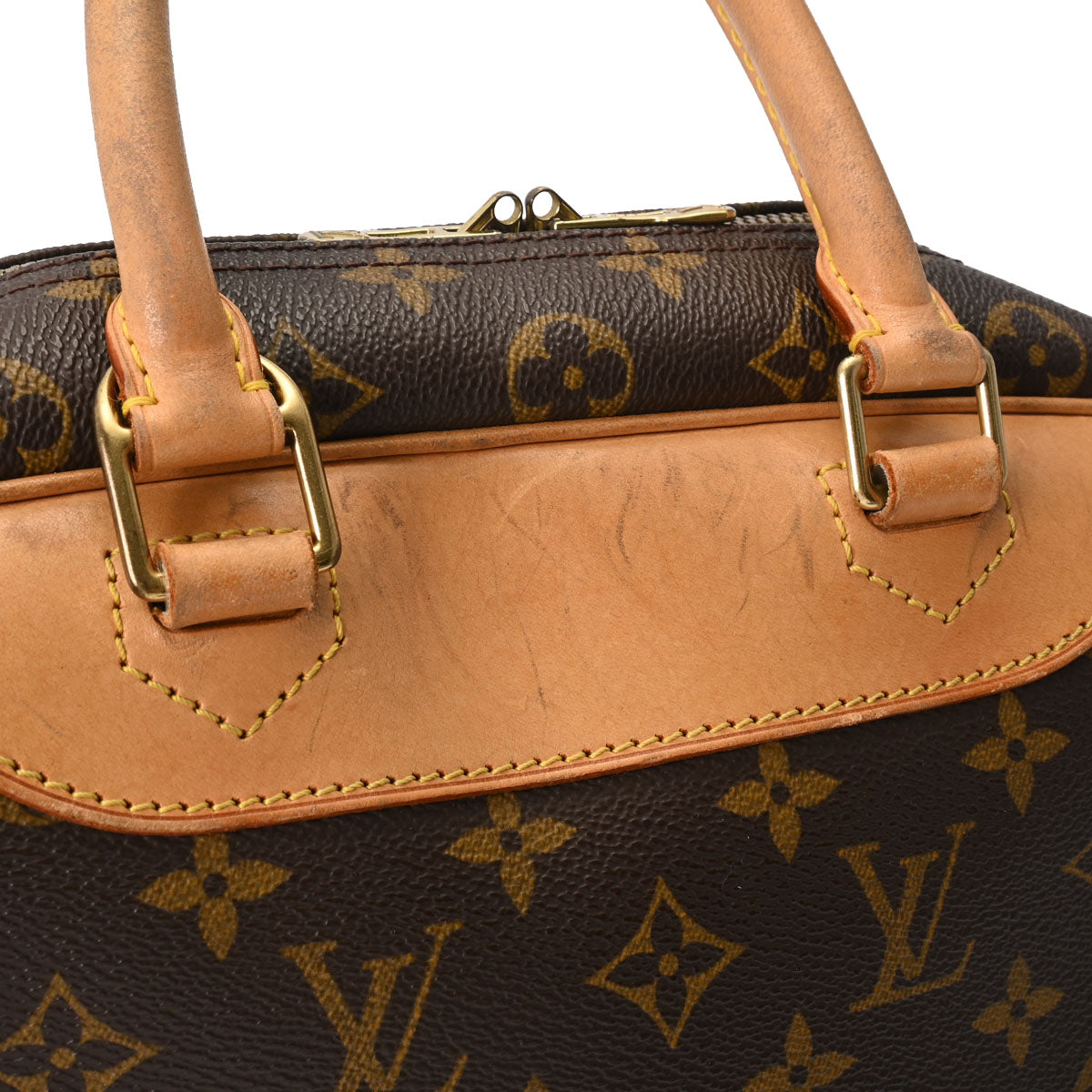 ルイヴィトンドーヴィル 14145 ブラウン レディース モノグラムキャンバス ハンドバッグ M47270 LOUIS VUITTON 中古 –  銀蔵オンライン