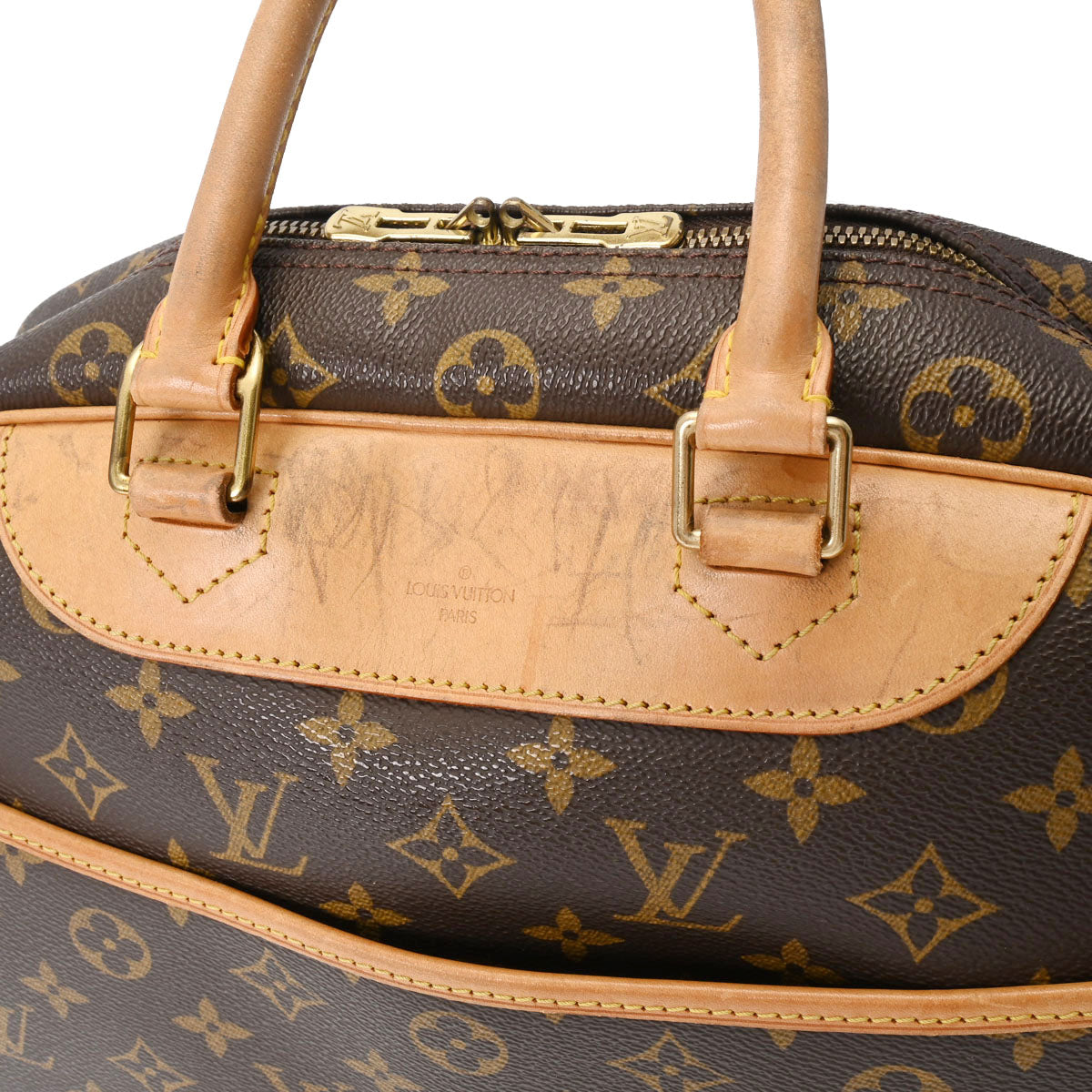 ルイヴィトンドーヴィル 14145 ブラウン レディース モノグラムキャンバス ハンドバッグ M47270 LOUIS VUITTON 中古 –  銀蔵オンライン