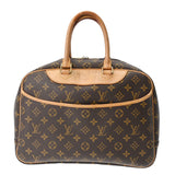 LOUIS VUITTON ルイヴィトン モノグラム ドーヴィル ブラウン M47270 レディース モノグラムキャンバス ハンドバッグ Bランク 中古 銀蔵