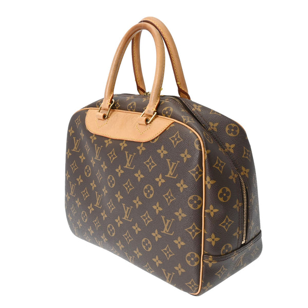 LOUIS VUITTON ルイヴィトン モノグラム ドーヴィル ブラウン M47270 レディース モノグラムキャンバス ハンドバッグ Bランク 中古 銀蔵