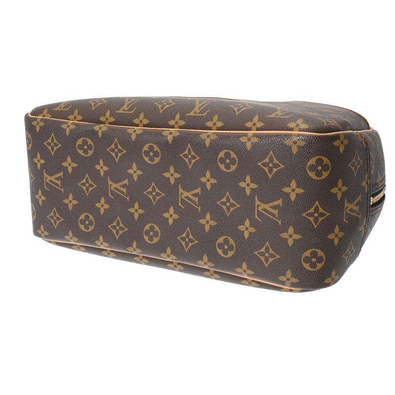 LOUIS VUITTON ルイヴィトン モノグラム ドーヴィル ブラウン M47270 レディース モノグラムキャンバス ハンドバッグ Bランク 中古 銀蔵