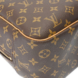 LOUIS VUITTON ルイヴィトン モノグラム ドーヴィル ブラウン M47270 レディース モノグラムキャンバス ハンドバッグ Bランク 中古 銀蔵