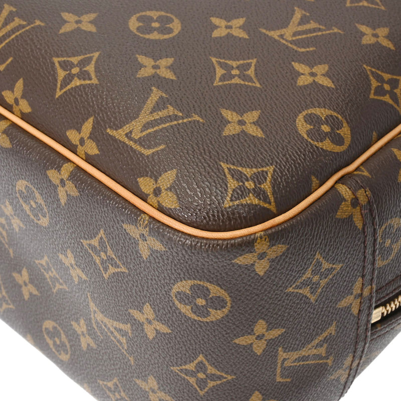 LOUIS VUITTON ルイヴィトン モノグラム ドーヴィル ブラウン M47270 レディース モノグラムキャンバス ハンドバッグ Bランク 中古 銀蔵