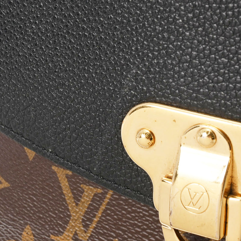 LOUIS VUITTON ルイヴィトン モノグラム サンプラシード 黒 M43714 レディース モノグラムキャンバス ショルダーバッグ Bランク 中古 銀蔵