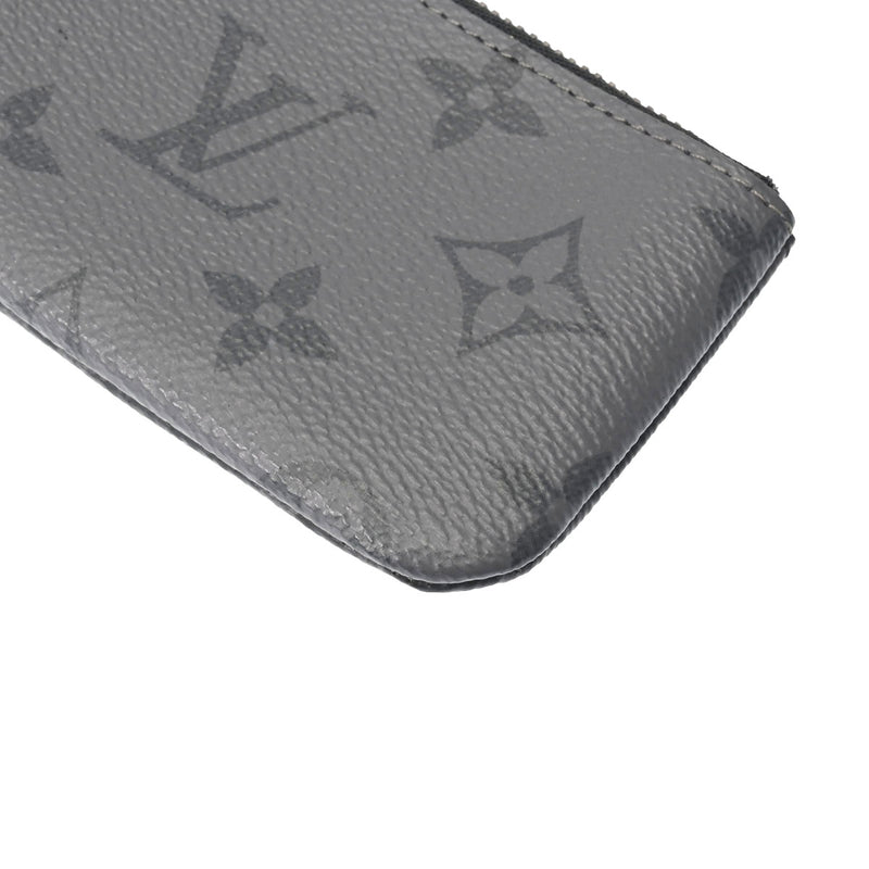 LOUIS VUITTON ルイヴィトン モノグラムエクリプス リバース ポシェットクレ 黒 M80905 メンズ モノグラムエクリプスリバース コインケース ABランク 中古 銀蔵