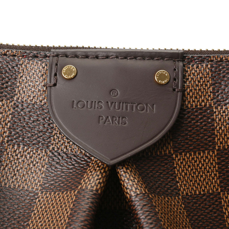 LOUIS VUITTON ルイヴィトン ダミエ シエナMM ブラウン N41546 レディース ダミエキャンバス ハンドバッグ Aランク 中古 銀蔵