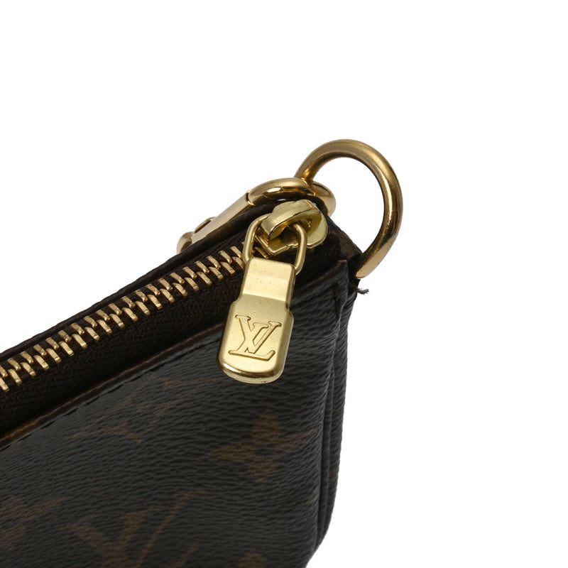 LOUIS VUITTON ルイヴィトン モノグラム ミニアクセサリーポーチ ブラウン M58009 レディース モノグラムキャンバス アクセサリーポーチ ABランク 中古 銀蔵