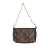 LOUIS VUITTON ルイヴィトン モノグラム ミニアクセサリーポーチ ブラウン M58009 レディース モノグラムキャンバス アクセサリーポーチ ABランク 中古 銀蔵