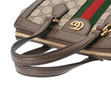 GUCCI グッチ オフィディア 2WAY ベージュ ゴールド金具 547551 レディース PVC レザー ショルダーバッグ Aランク 中古 銀蔵