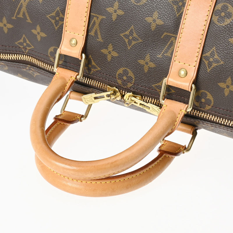 LOUIS VUITTON ルイヴィトン モノグラム キーポル 45 ブラウン M41428 ユニセックス モノグラムキャンバス ボストンバッグ Bランク 中古 銀蔵