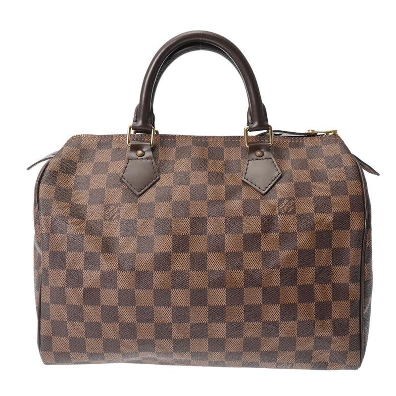 LOUIS VUITTON ルイヴィトン ダミエ スピーディ 30 ブラウン N41531 ユニセックス ダミエキャンバス ハンドバッグ Aランク 中古 銀蔵